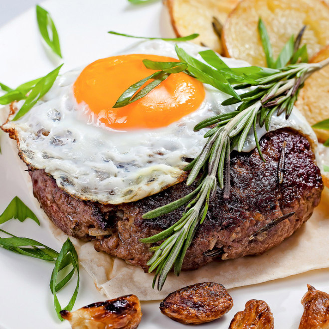 Restaurant le Sud Ouest : Steak à cheval