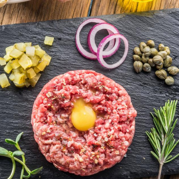 Restaurant le Sud Ouest : Tartare de boeuf au couteau